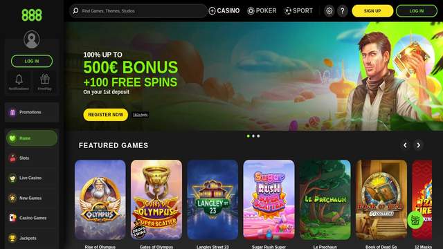 888casino casino screenshot